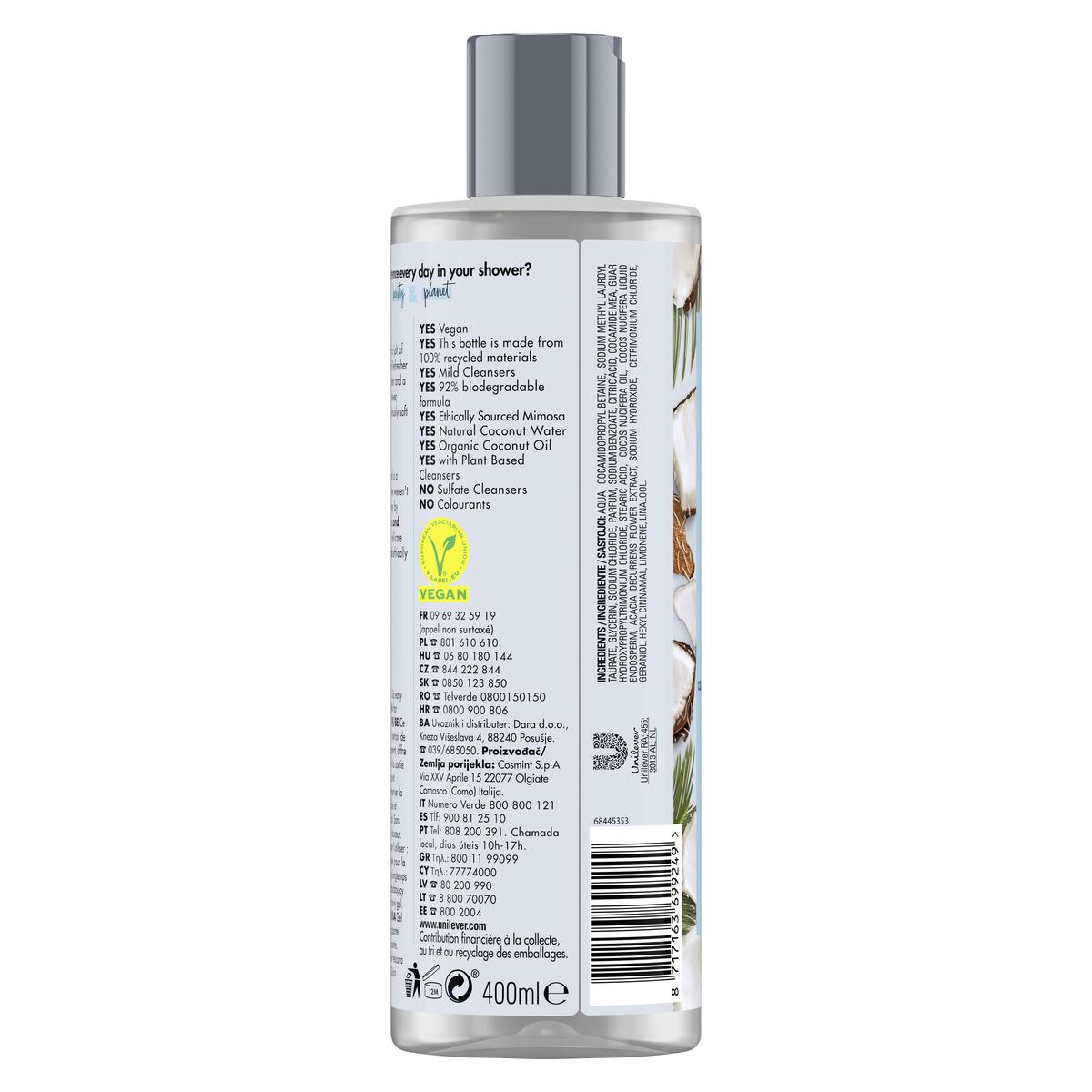 8717163699249 - Love Beauty and Planet - Gel douche Pluie Rafraîchissante à l'eau de de coco et à la fleur de mimosa