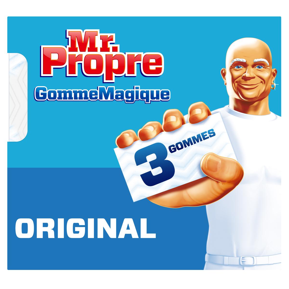 Nettoyant gomme magique original, Mr Propre (x 3)  La Belle Vie : Courses  en Ligne - Livraison à Domicile