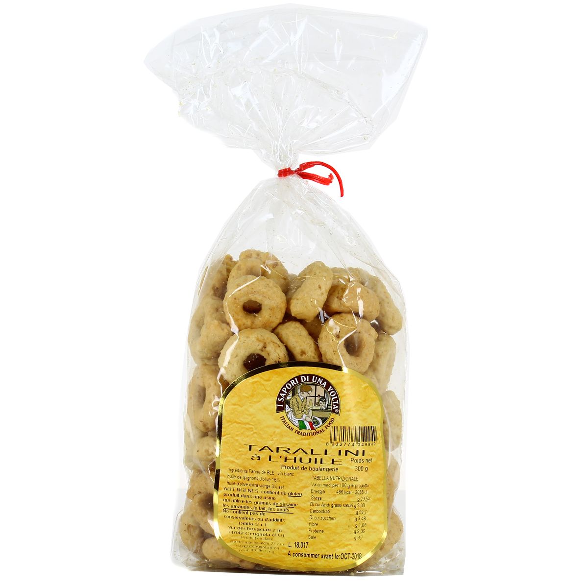 8055002331241 - I Sapori Di Una Volta - Biscuits Salés Tarallini à l'huile