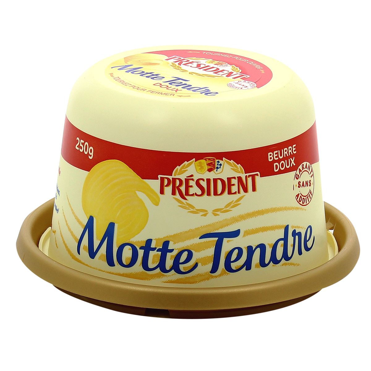Président La motte tendre, beurre doux, 250g houra.fr