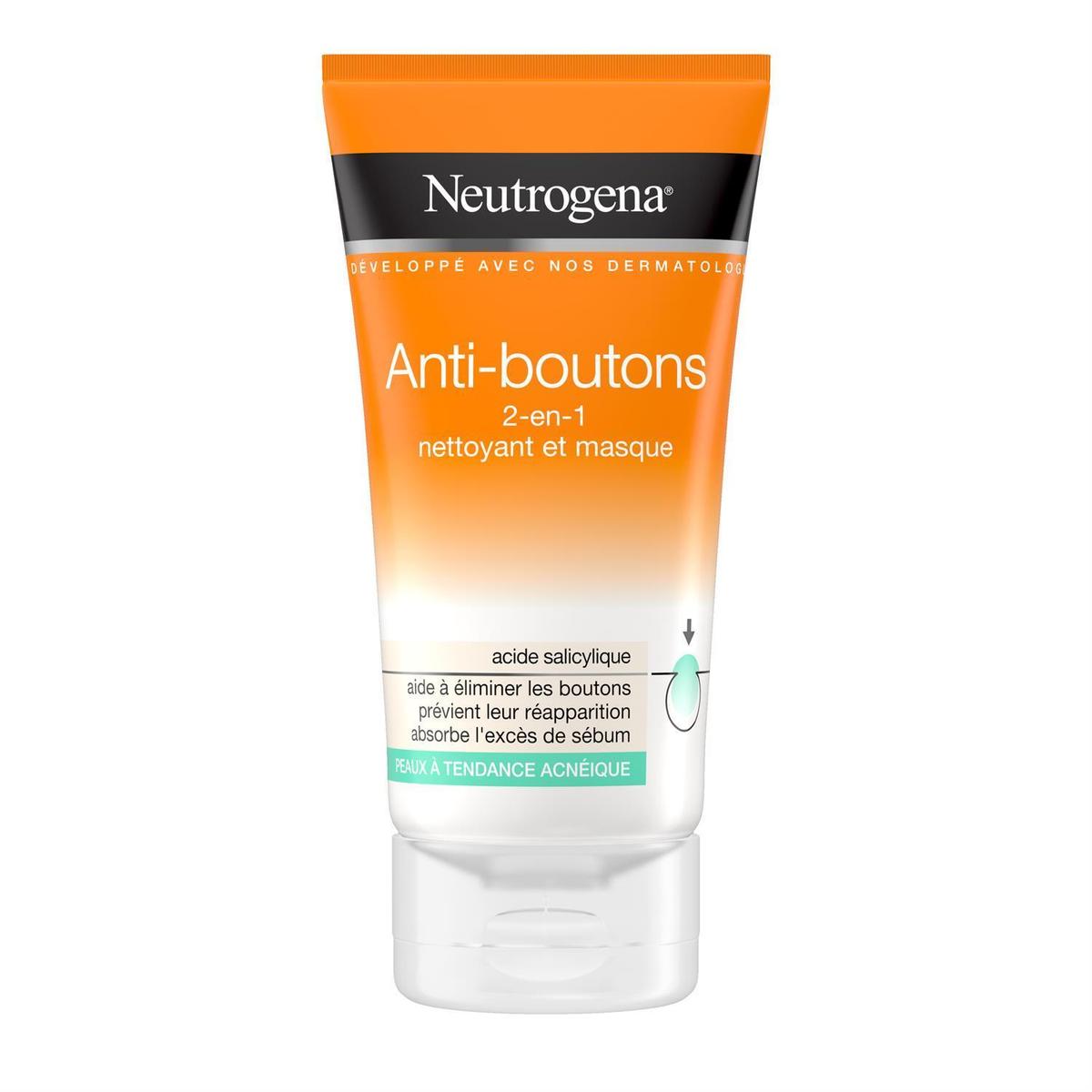 3574661332550 - Neutrogena - Nettoyant et masque 2en1 visibly clear spot proof
