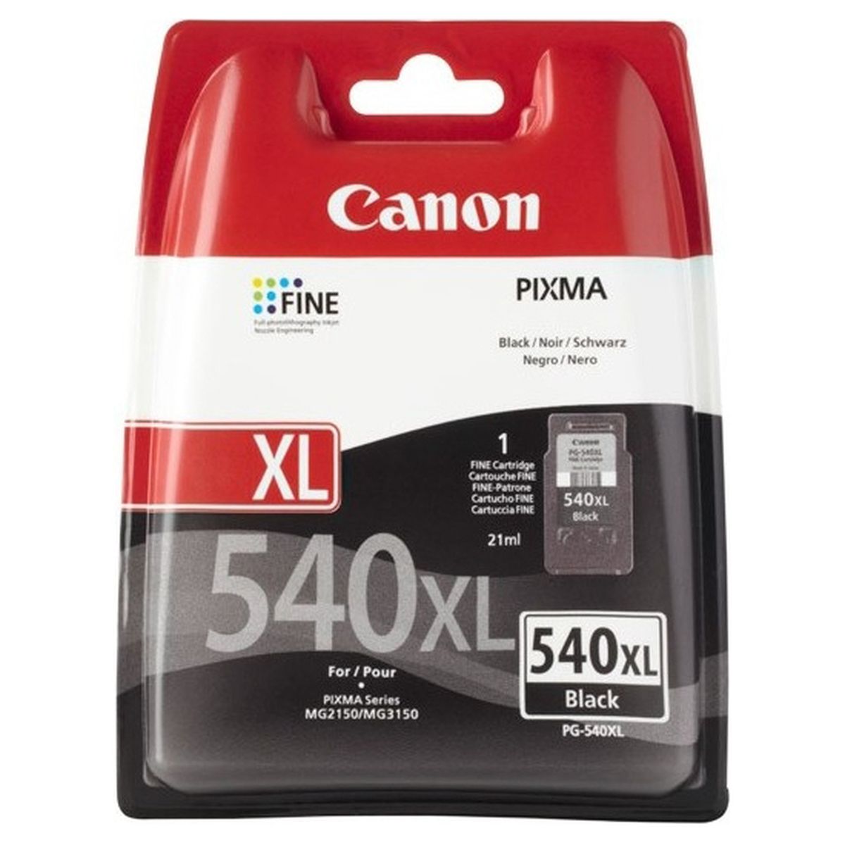 8714574572550 - Canon - Cartouche d'encre noire PG540 XL