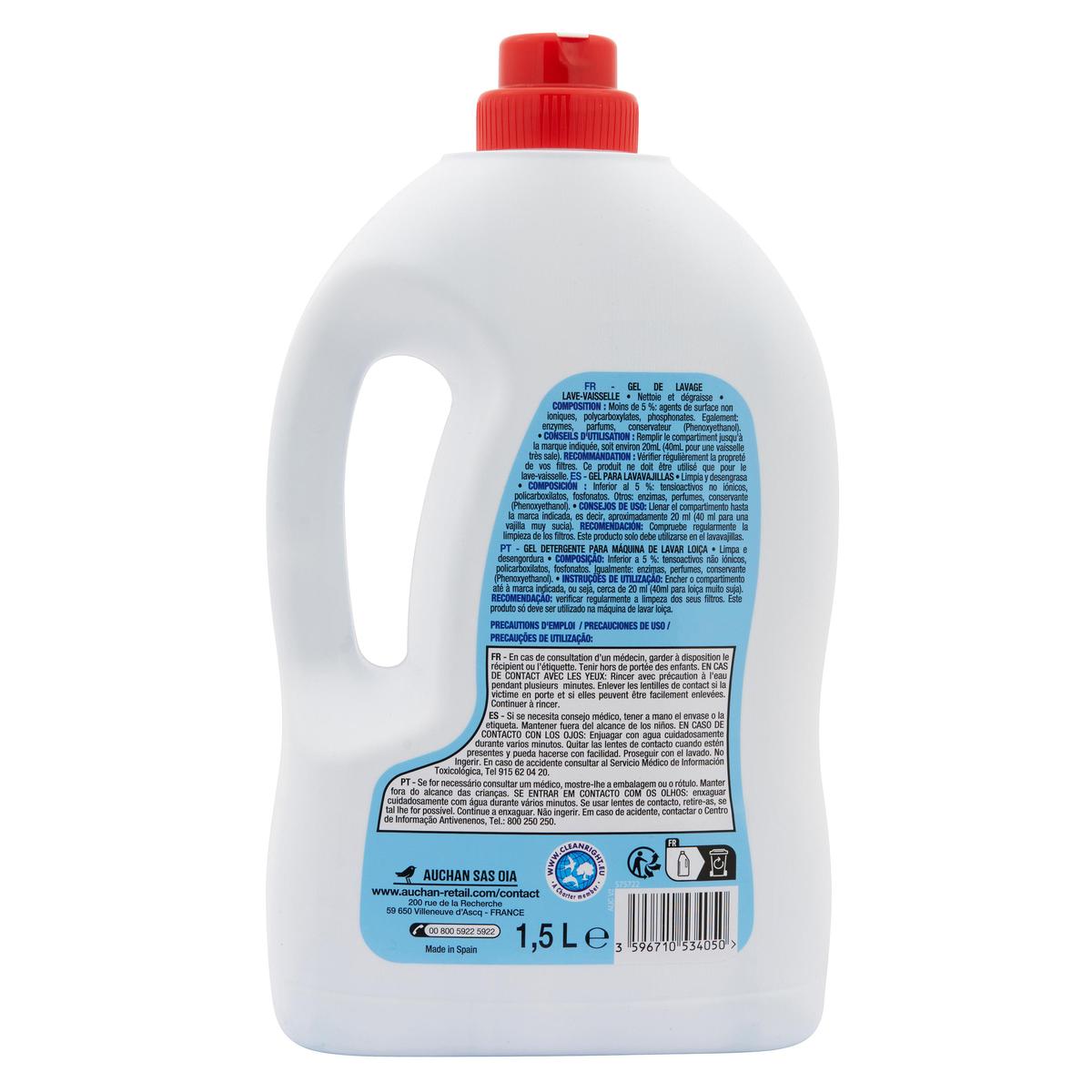 3596710534050 - Auchan - Gel vaisselle à la lavande