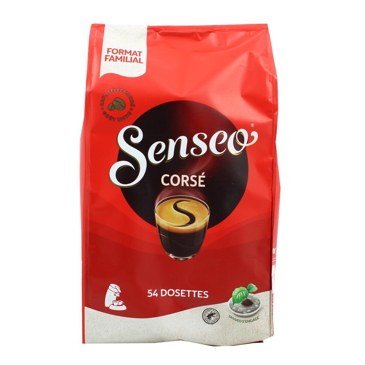 Café corsé familial Casino compatible Senseo x36 dosettes - 250g