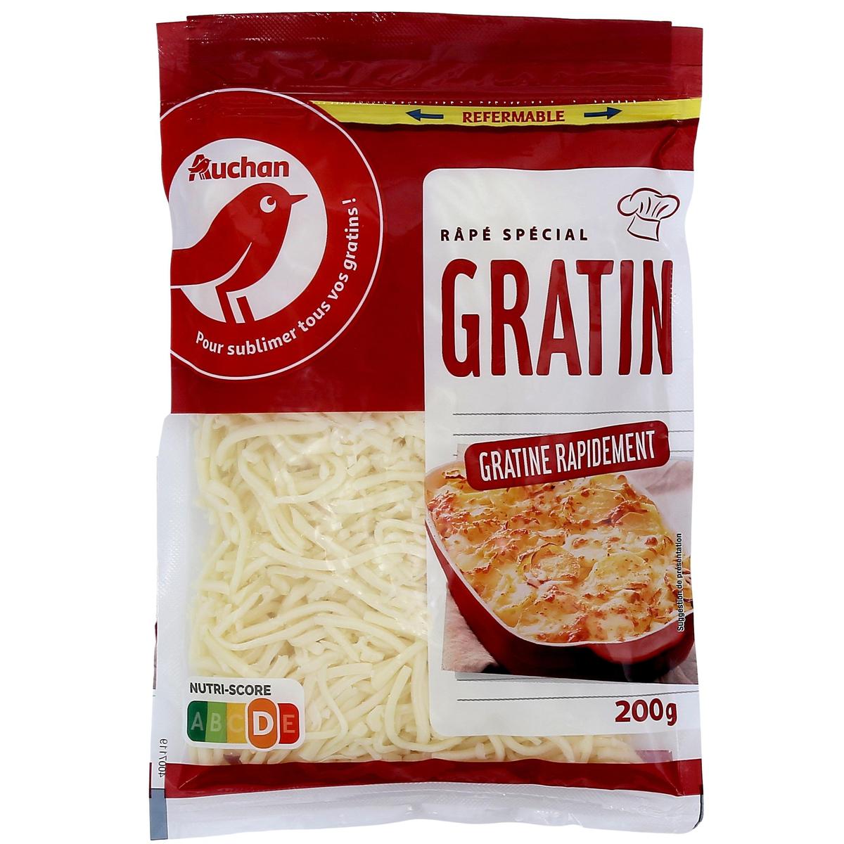 3596710476350 - Auchan - Fromage râpé spécial gratin