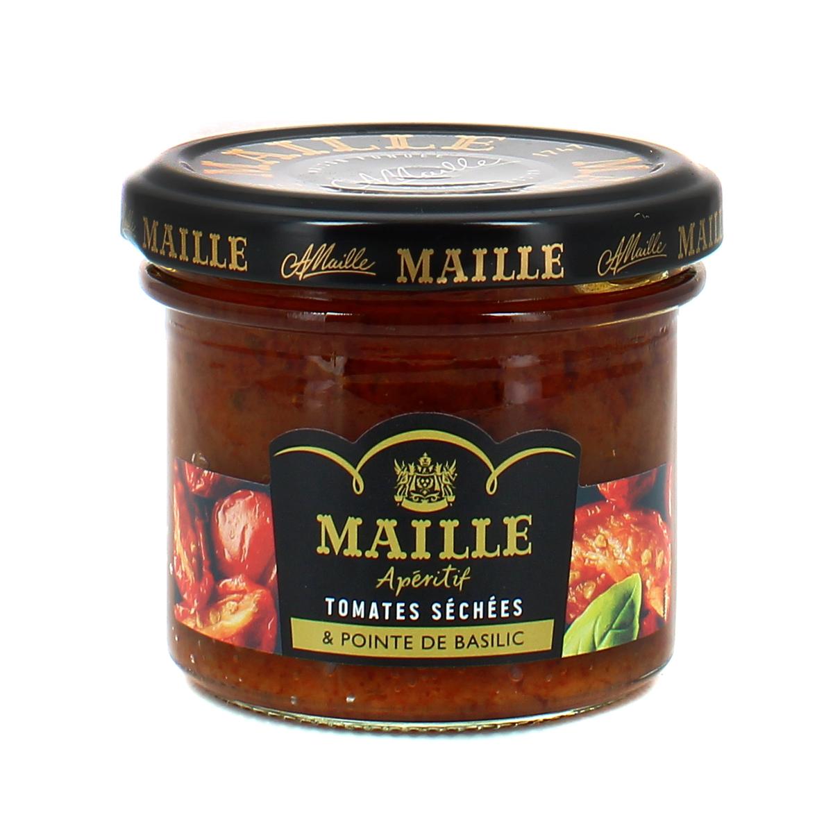 Sauce vinaigrette basilic - MAILLE - Bouteille de 1 L