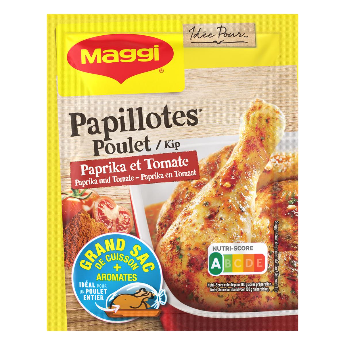 7613035037250 - Maggi - Papillotes poulet paprika tomate