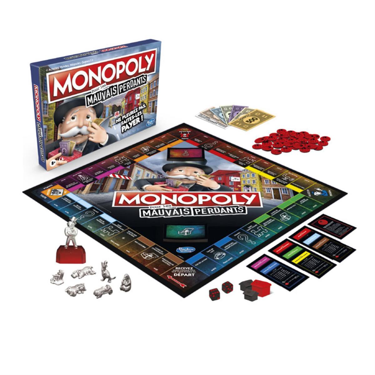 5010993718450 - Hasbro Gaming - Monopoly mauvais perdants