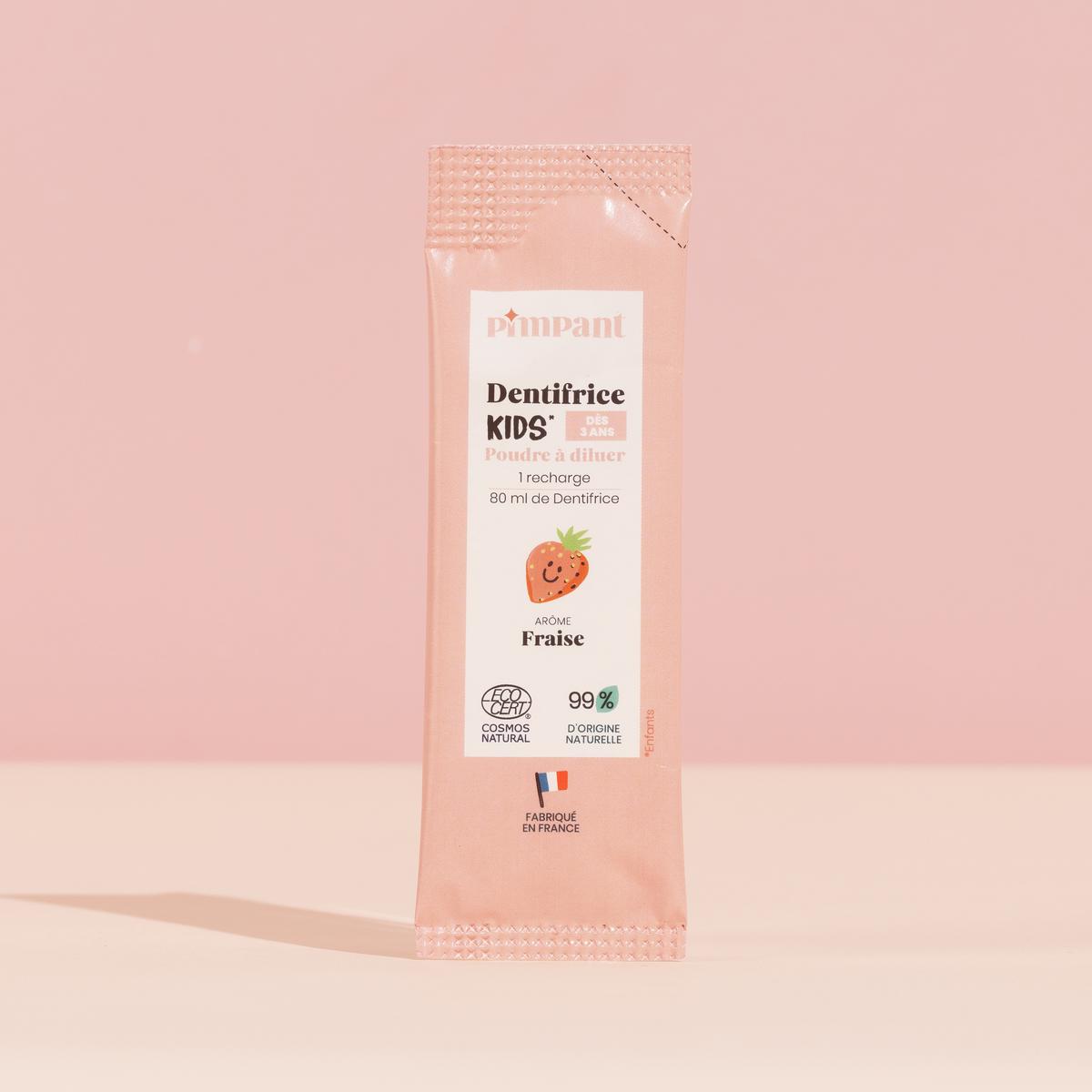 3760349450351 - Pimpant - Dentifrice Enfant Fraise en poudre