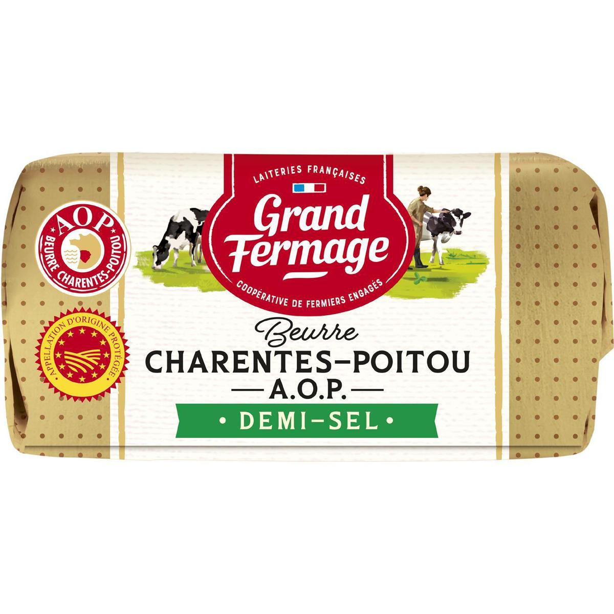 3523230060851 - Grand Fermage - Beurre moulé AOP Charentes Poitou