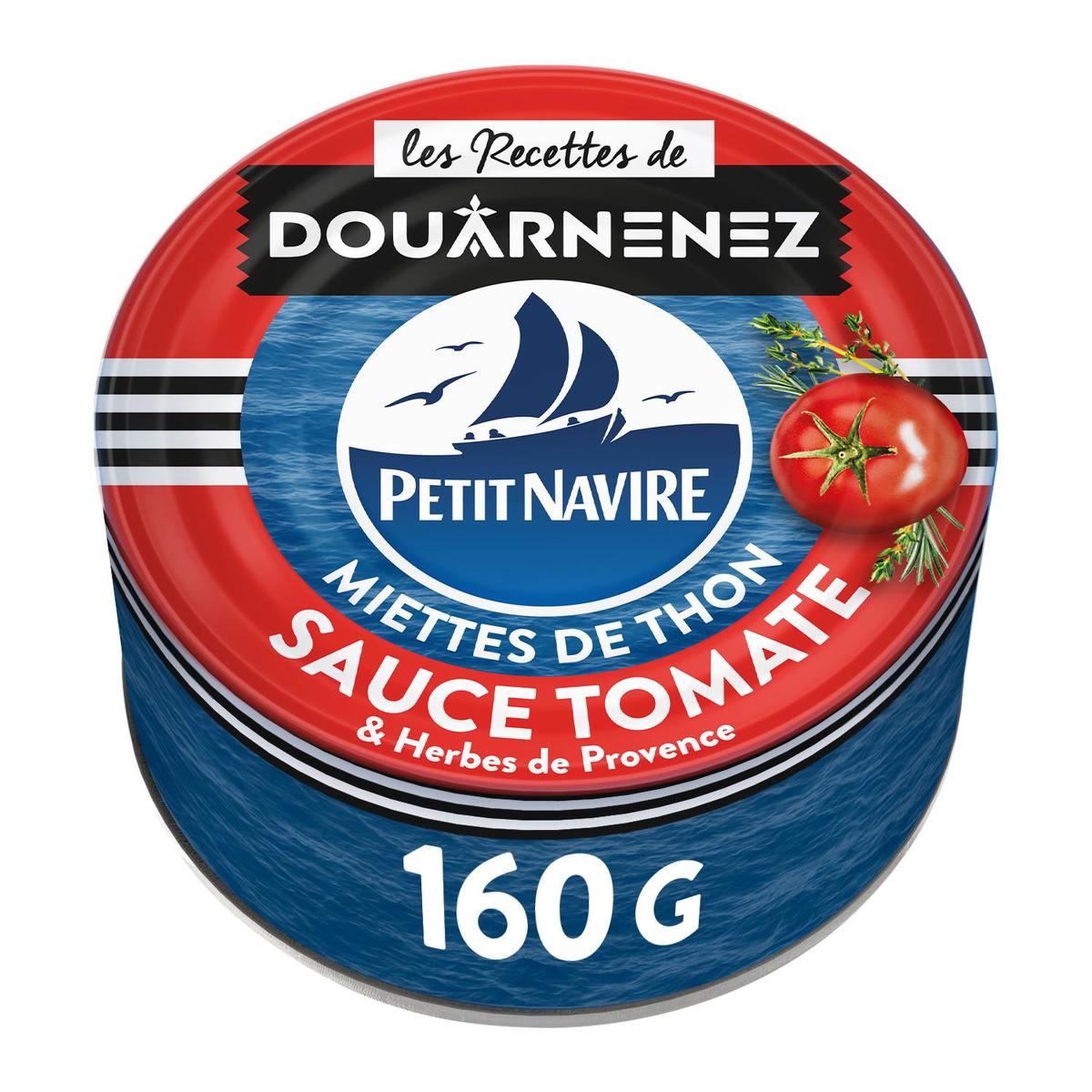 3019081241551 - Petit Navire - Miettes de thon à la tomate et Herbes de Provence