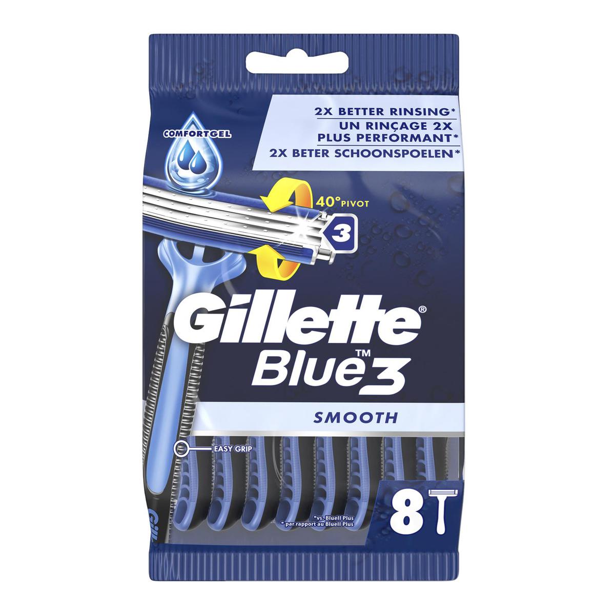 7702018541751 - Gillette Blue 3 - Rasoirs Jetables Blue 3 Smooth