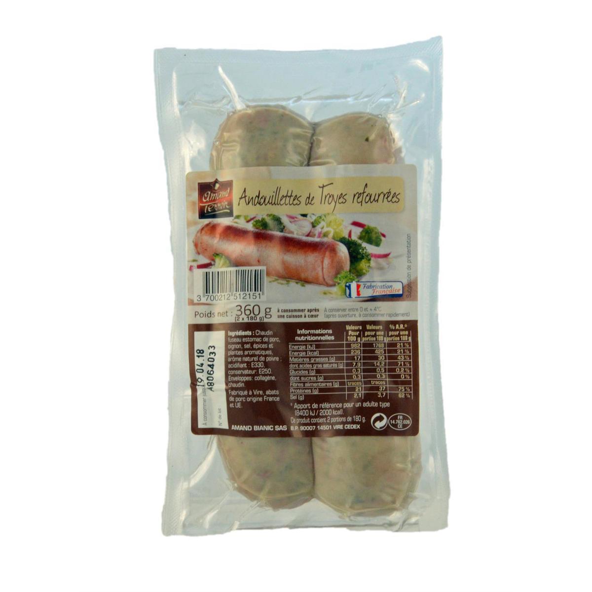 3700212512151 - Amand Terroir - Andouillettes de Troyes