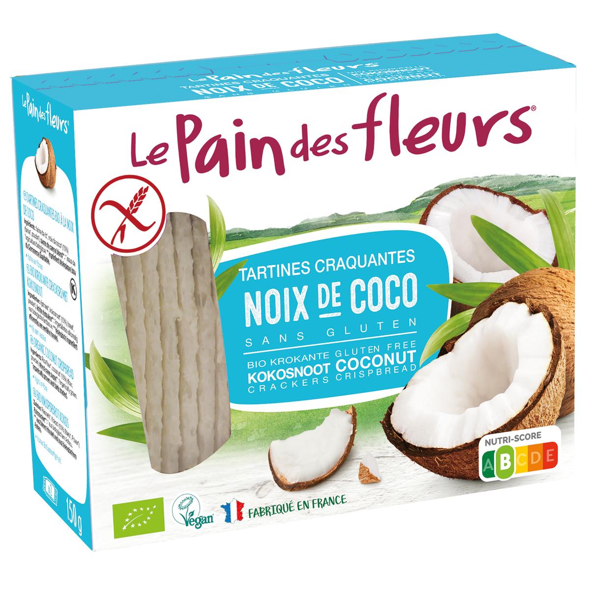 3380380072451 - Le pain des fleurs - Tartines Craquantes Bio à la  Noix de Coco