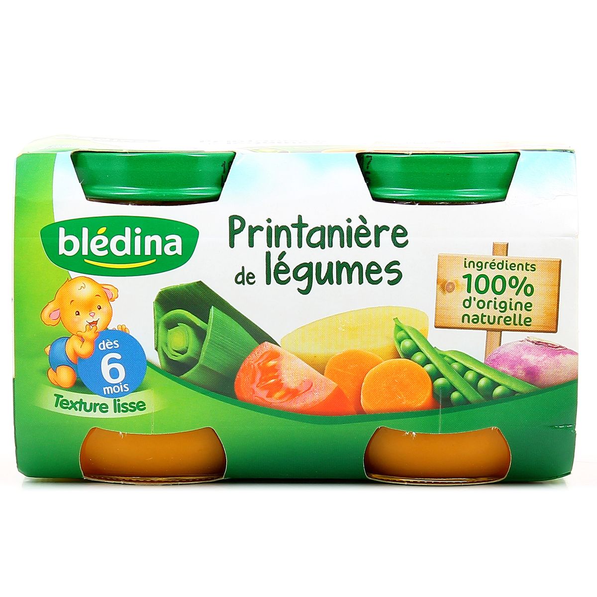 Livraison A Domicile Bledina Printaniere De Legumes Des 6 Mois 2x130g