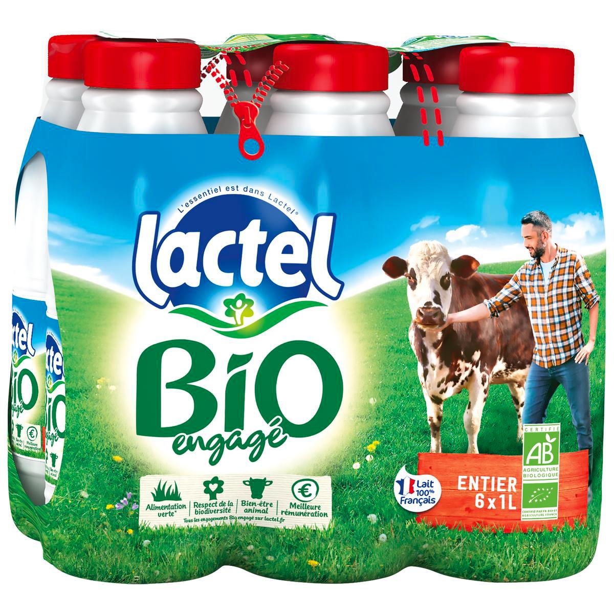 3428272970178 - Lactel - Lait bio entier