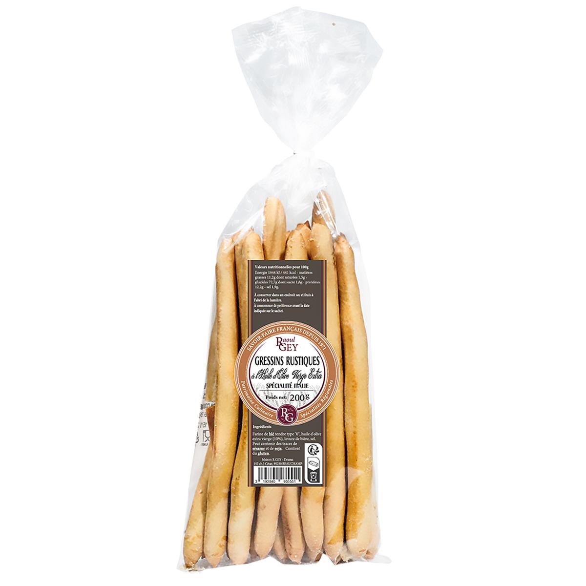 3193840935551 - Raoul Gey - Gressins Nature à l'Huile d'Olive Extra Vierge