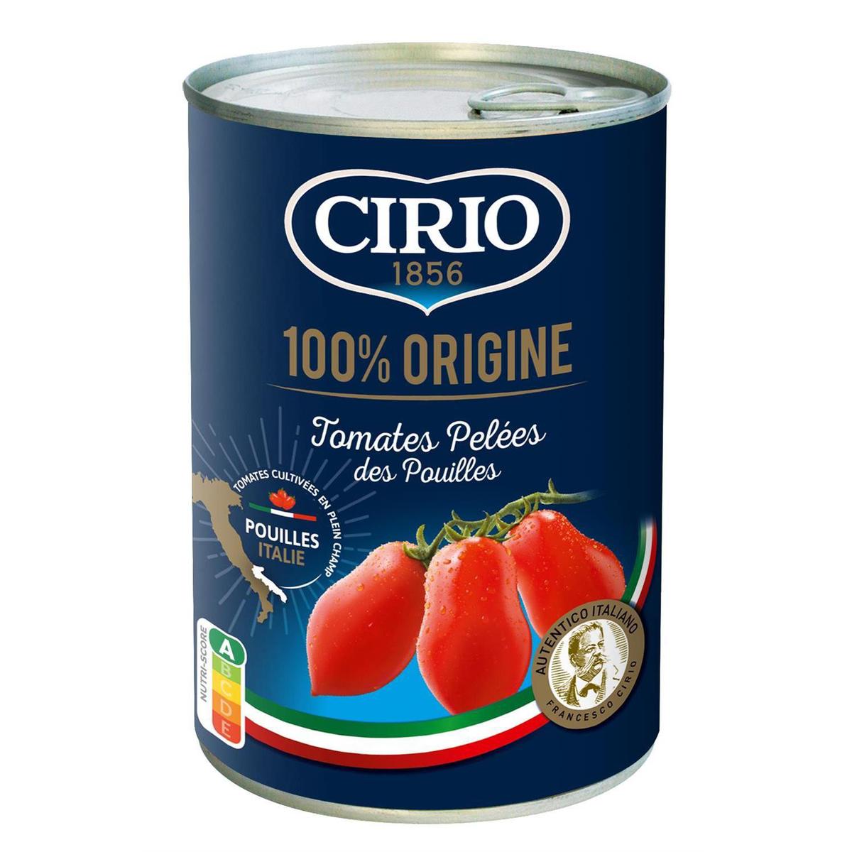 8001440135651 - Cirio - Tomates Entières Pelées des Pouilles