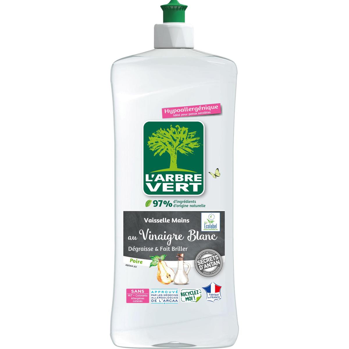 3450601047251 - L'arbre Vert - Liquide vaisselle mains au vinaigre blanc parfum poire