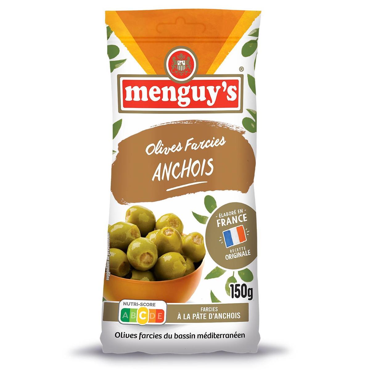 3327271308251 - Menguy's - Olives vertes à la farce d'anchois