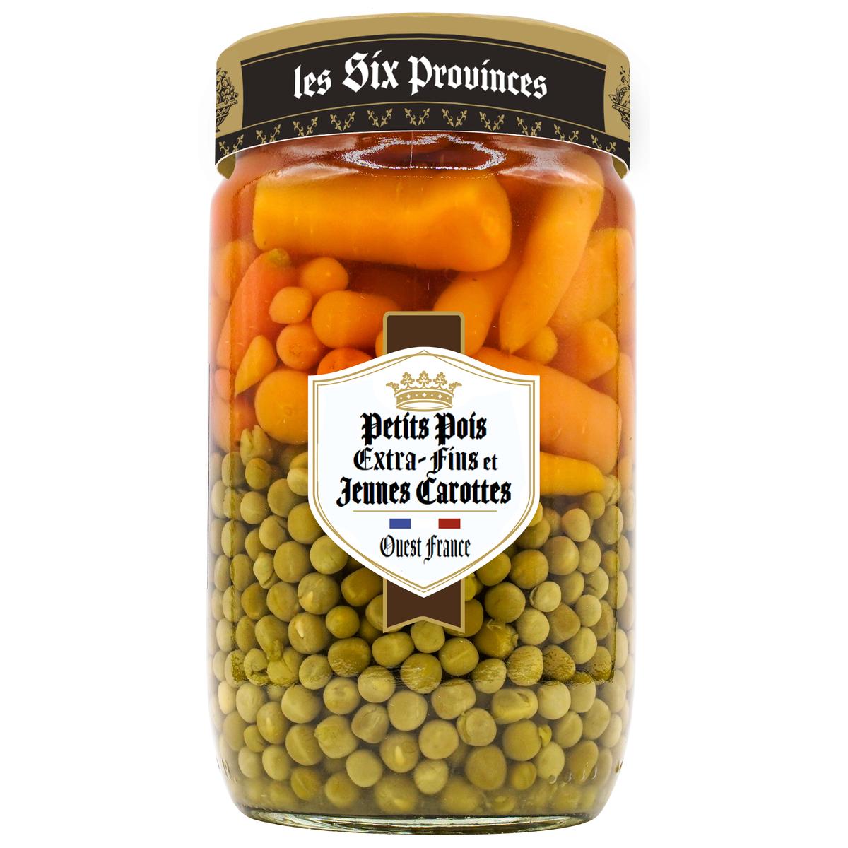 3760049550252 - Les Six Provinces - Petits Pois Extra-Fins et Jeunes Carottes