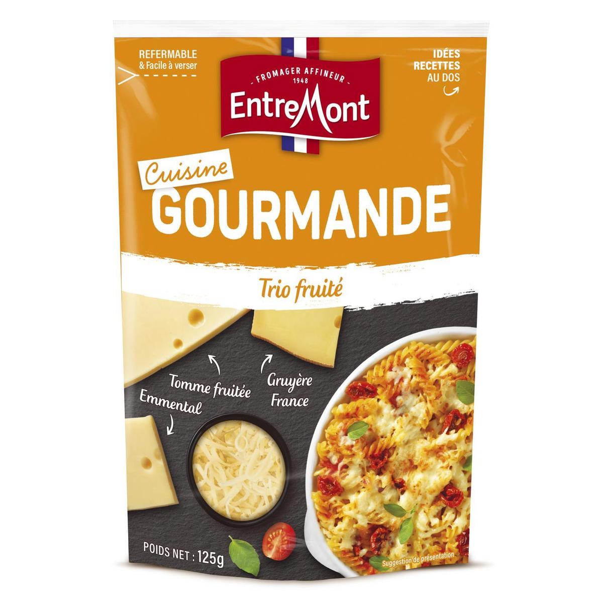 3123930640652 - Entremont - Mélange de fromages râpés