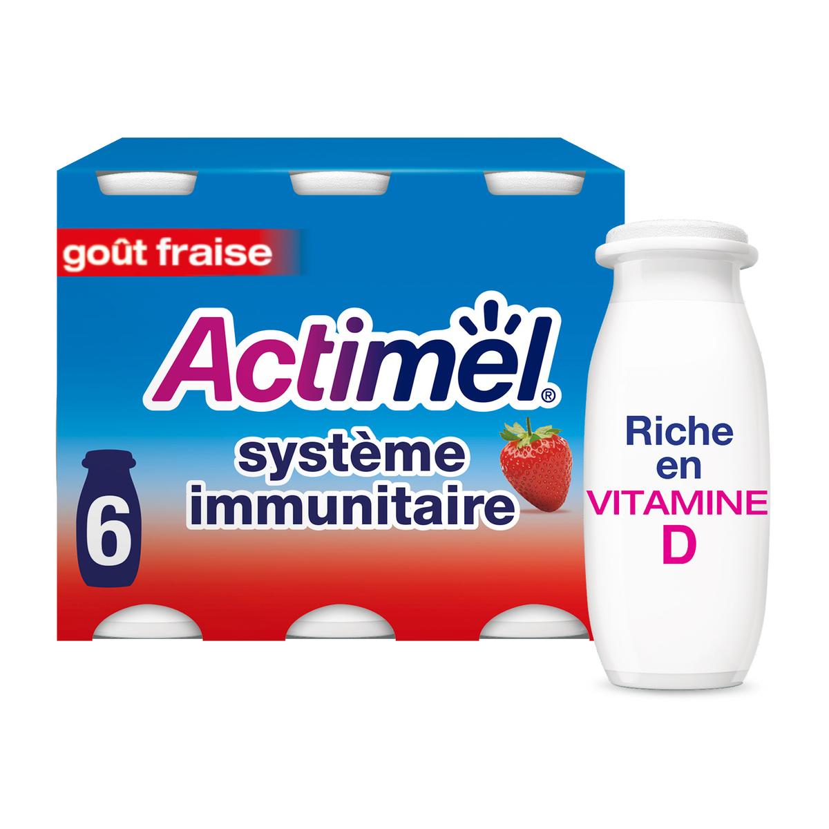 3033491460852 - Actimel - Yaourt à boire fraise