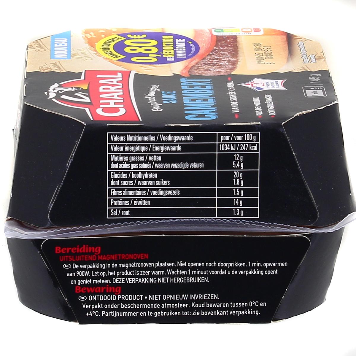 3181239102752 - Charal - Original Burger Sauce Camembert