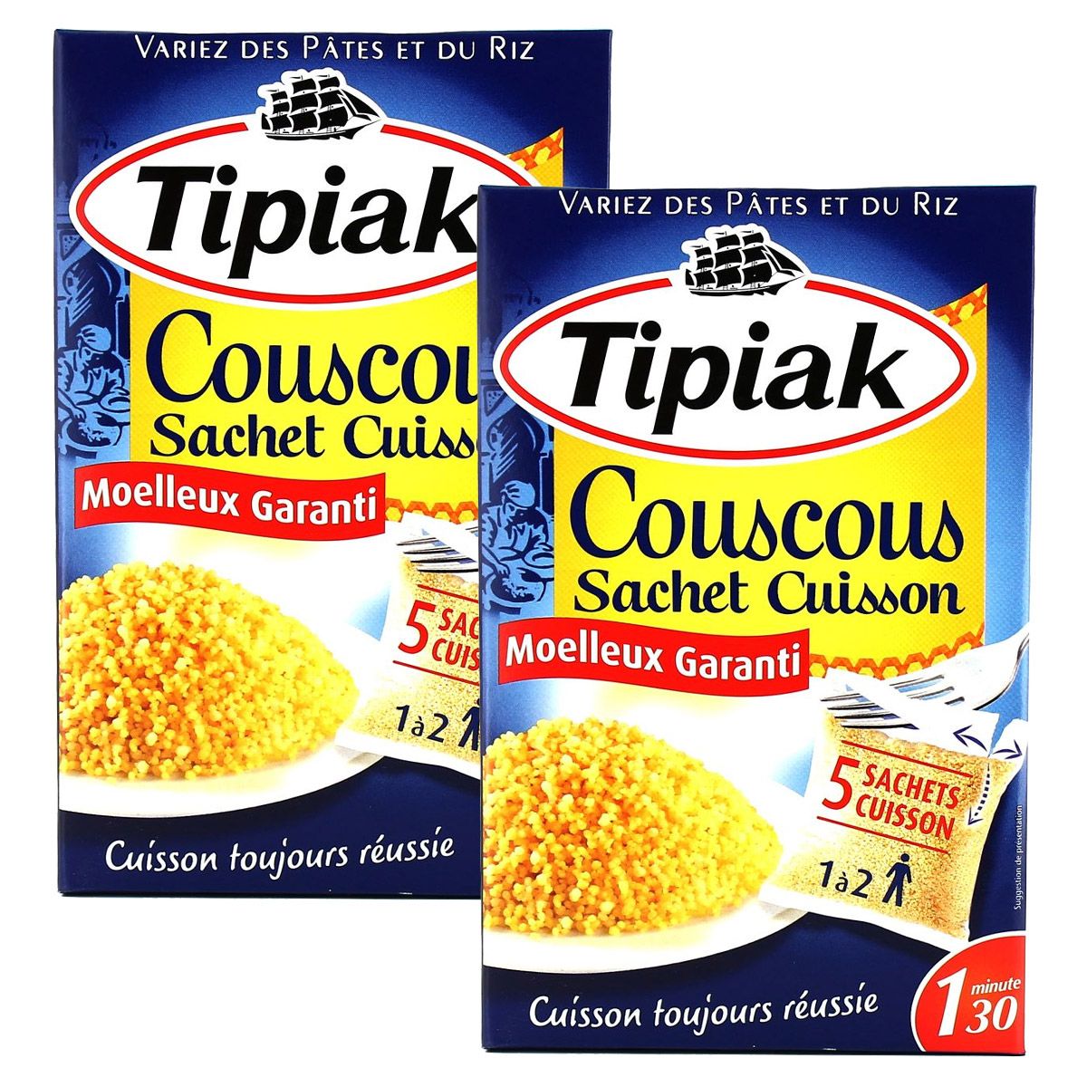 Promotion Tipiak Couscous en sachets cuisson, Lot de 2 ...