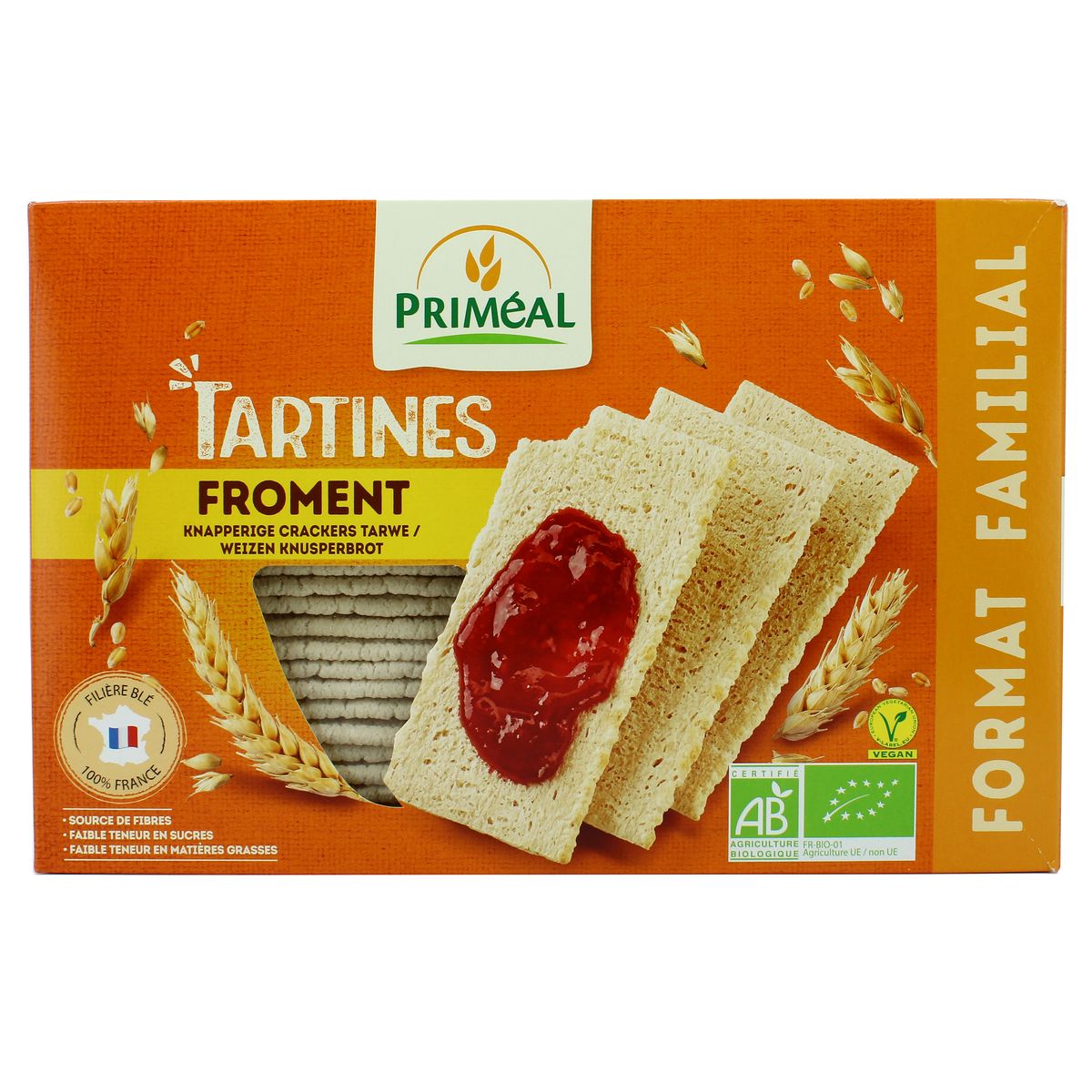 3380380087752 - Priméal - Tartine craquante Froment bio