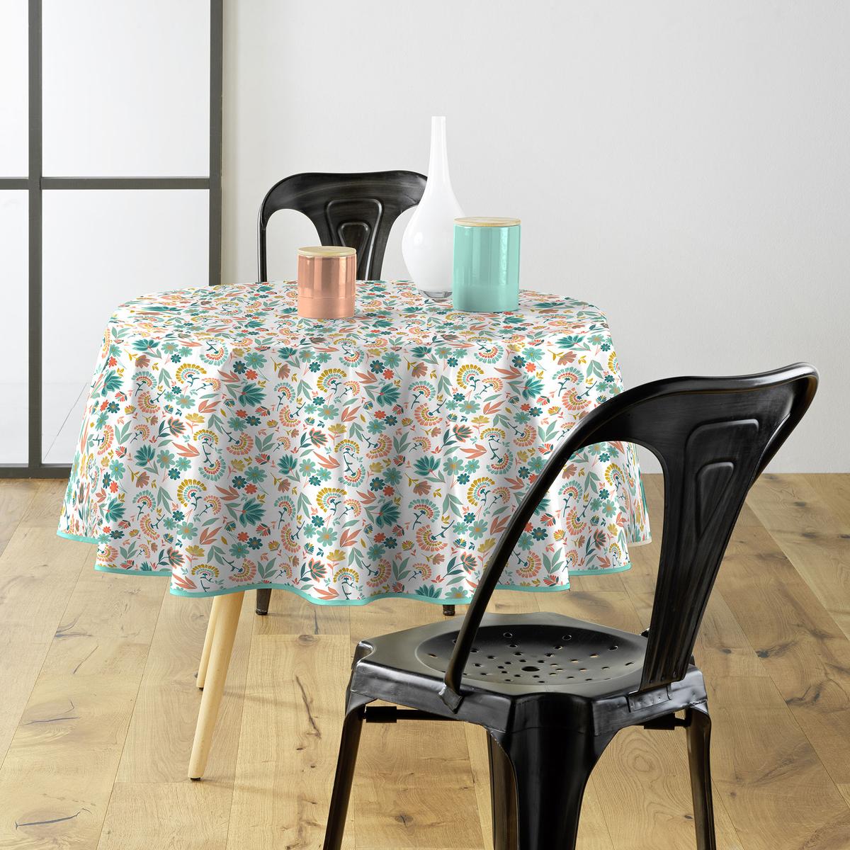 3574387107852 - Douceur D Interieur - Nappe ronde en PVC Indiana
