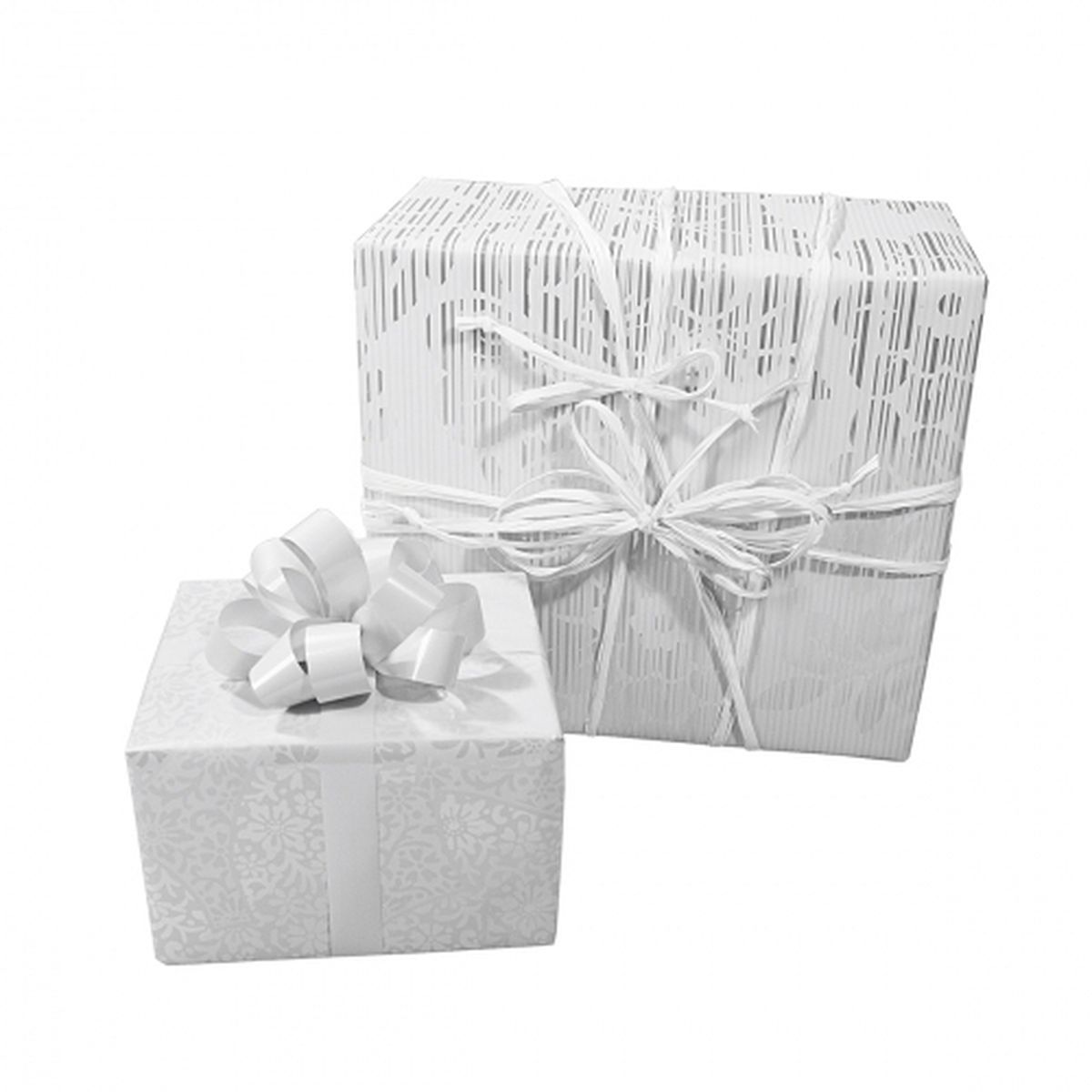 Lot de 4 rouleaux papier cadeau 2m Dans les bois + 2 boducs blanc/noir  CLAIREFONTAINE : Chez Rentreediscount Cadeaux & Jeux