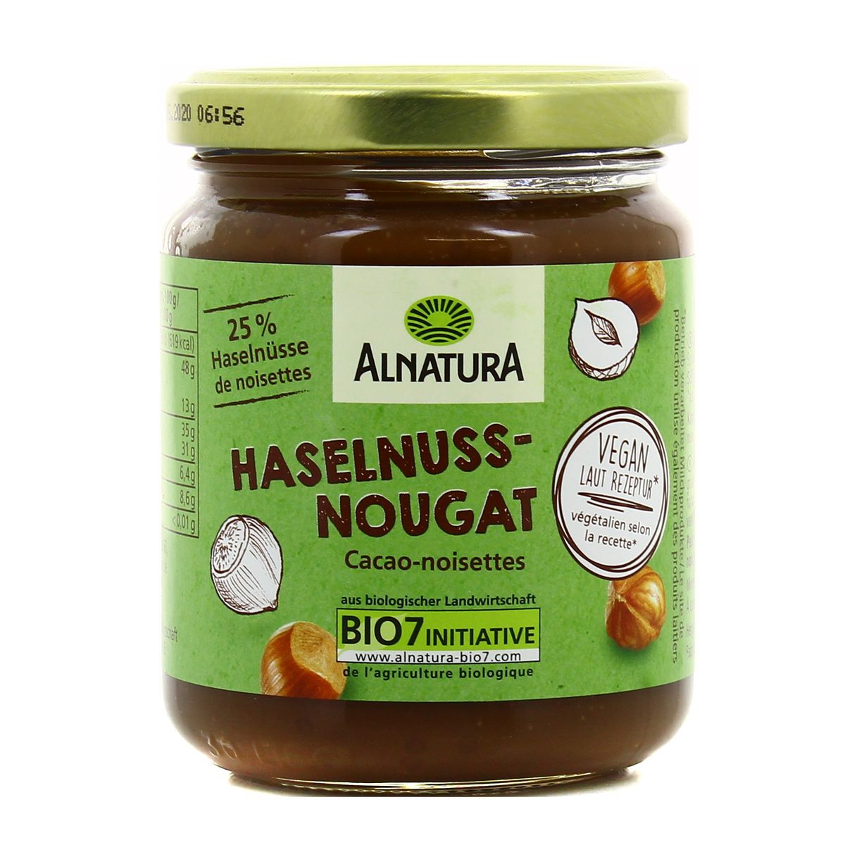 Alnatura Pâte à Tartiner Cacao Noisette Bio 250g