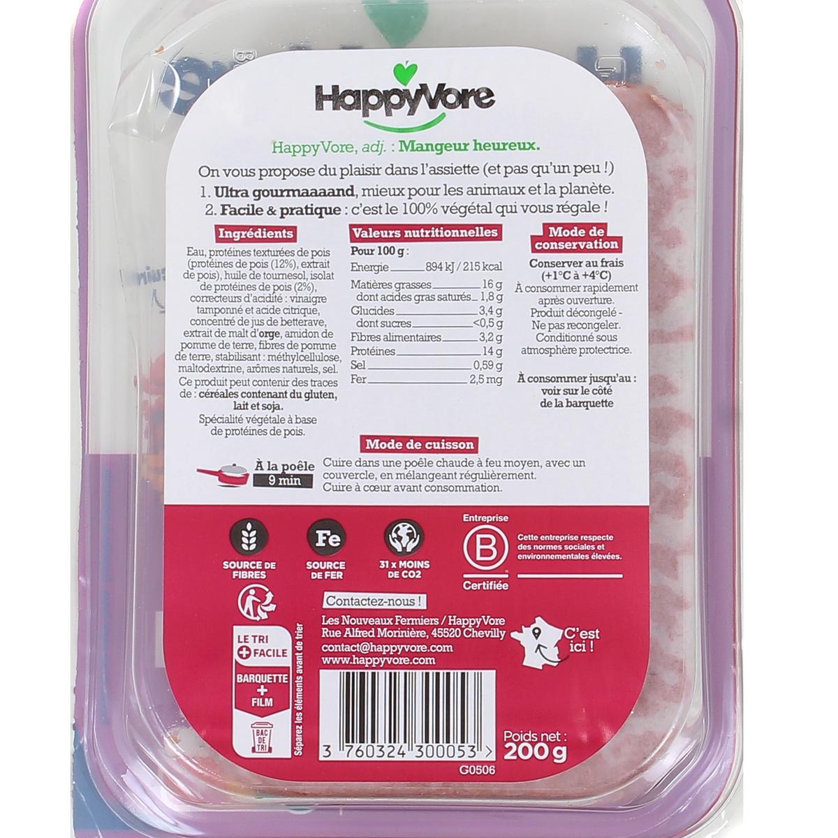 3760324300053 - HappyVore - Haché 100% Végétal