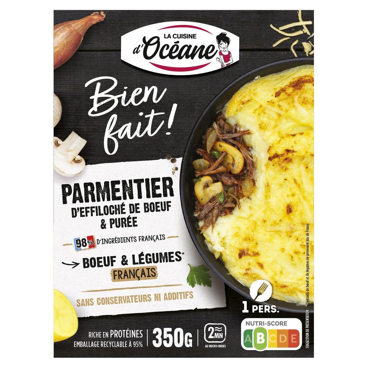 3188720000153 - La Cuisine d'Océane - Parmentier d'Effiloché de Boeuf et Purée