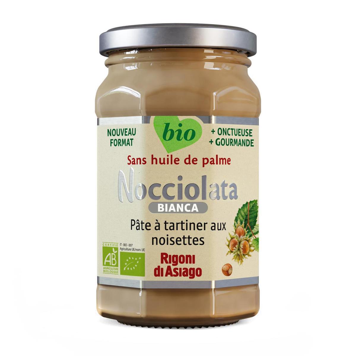 8052575090353 - Nocciolata Rigoni Di Asiago - Pâte à Tartiner aux Noisettes Nocciolata bianca BIO