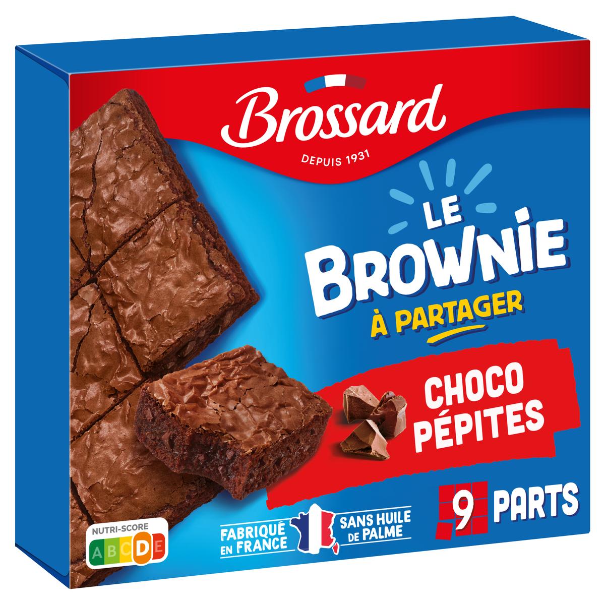 3498425591253 - Brossard - Mini-brownies pépites de chocolat x8
