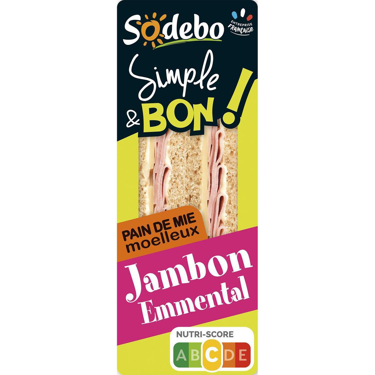 3242272861553 - Sodebo - Sandwich Triangle Emmental