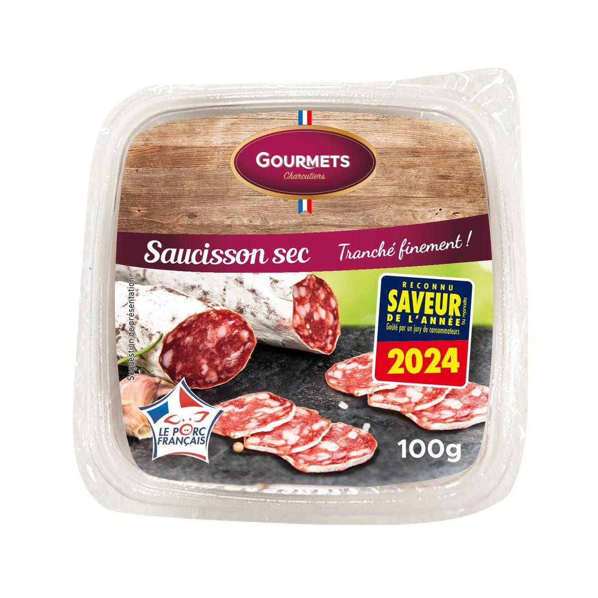 3498940011953 - Gourmets Charcuterie - Bol Apéro Saucisson Sec Tranches fines