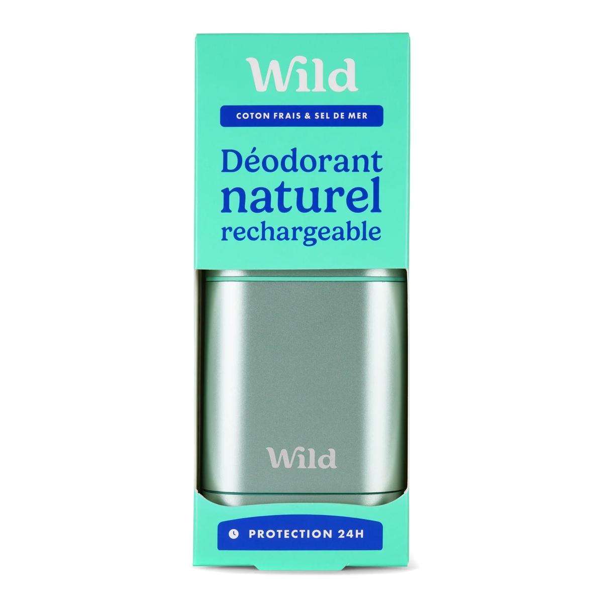 5060968414153 - Wild - Déodorant en stick rechargable coton frais
