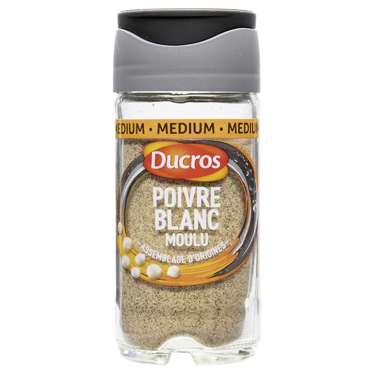 3166296204953 - Ducros - Poivre blanc moulu