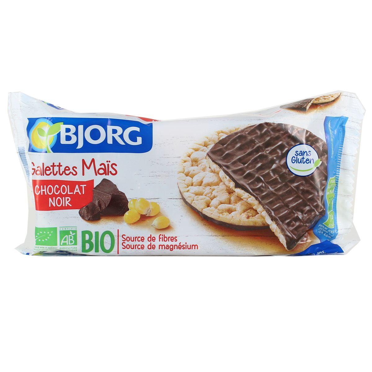 Livraison A Domicile Bjorg Galettes De Mais Chocolat Noir Bio 95g