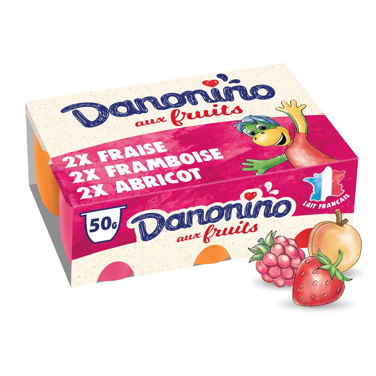 3033491225253 - Danonino - Petits suisses aux fruits