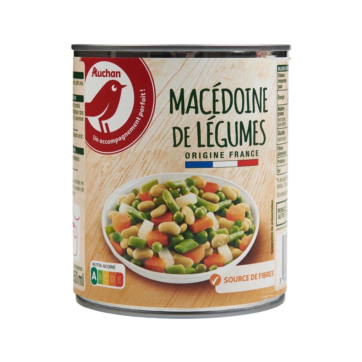 3596710395453 - Auchan - Macédoine de légumes