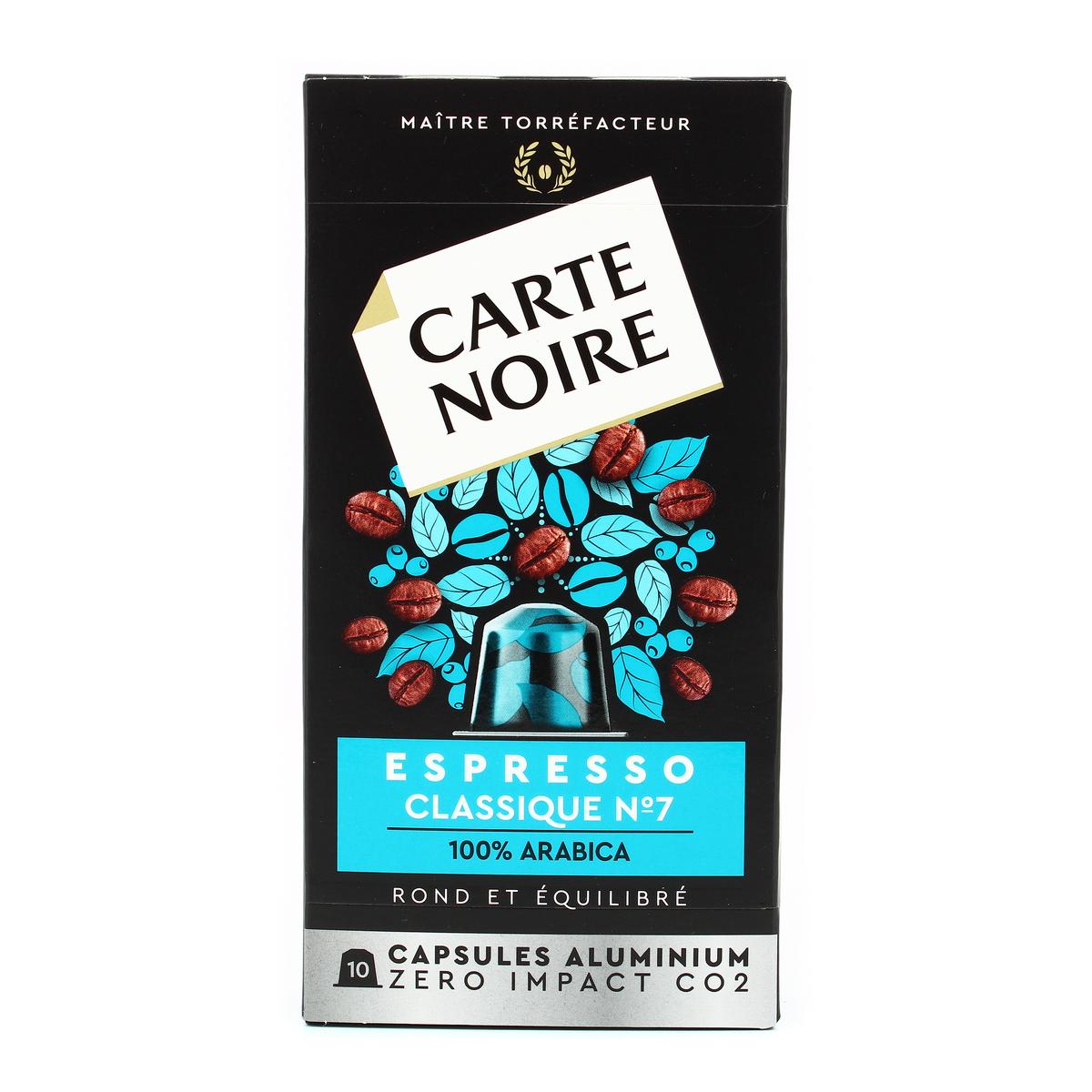 Café CARTE NOIRE ESPRESSO N°5 16 capsules - la corniche mali