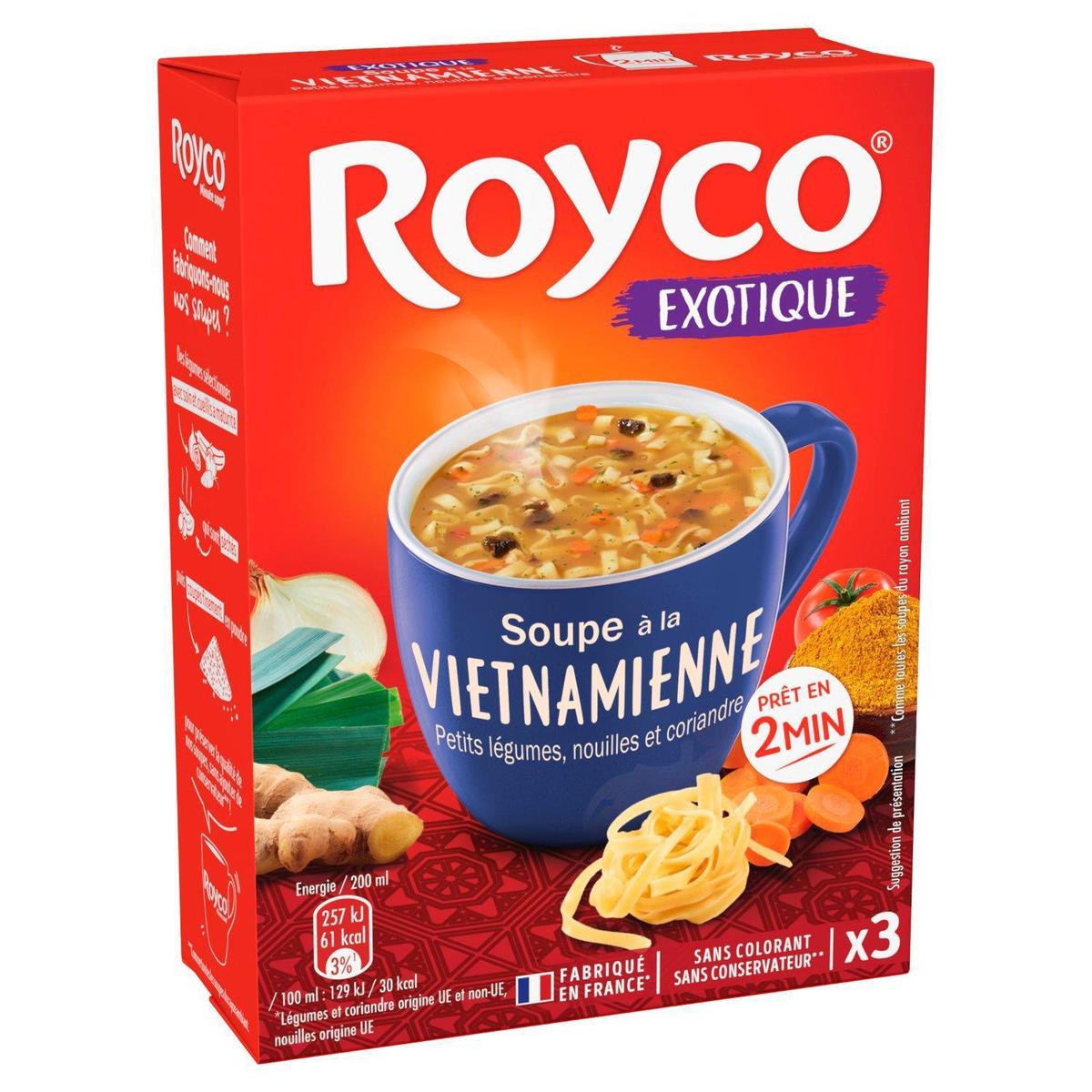 Royco Soupe à la vietnamienne - Petits légumes, nouilles et