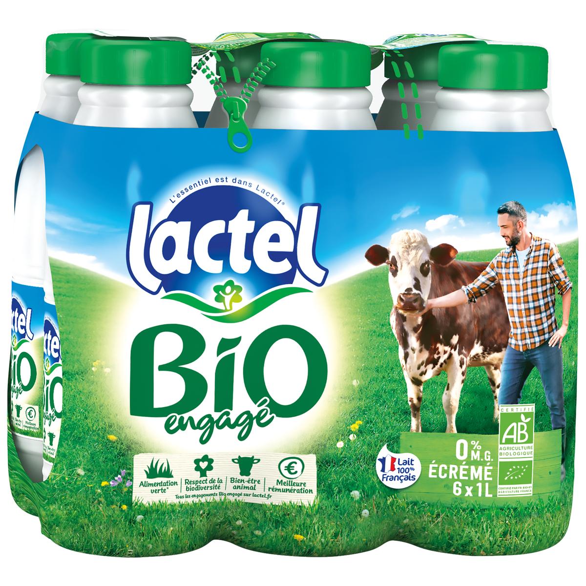 Livraison A Domicile Lactel Lait Bio Ecreme 6x1l