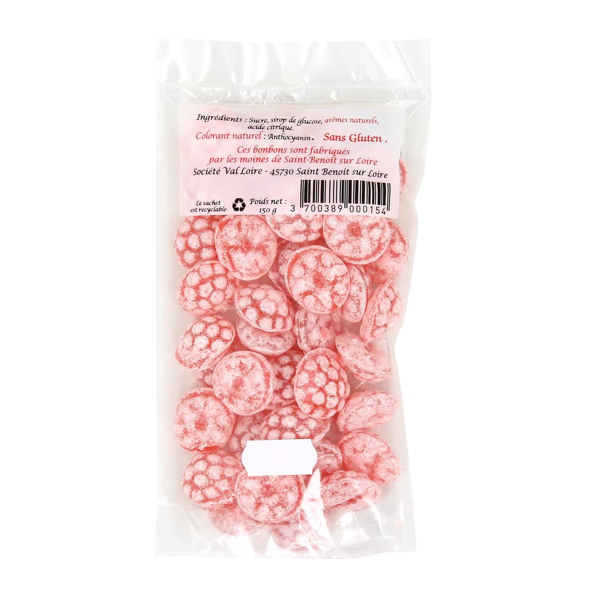 3700389000154 - Abbaye De Fleury - Bonbons fructi-canne Framboise & fruit de la passion