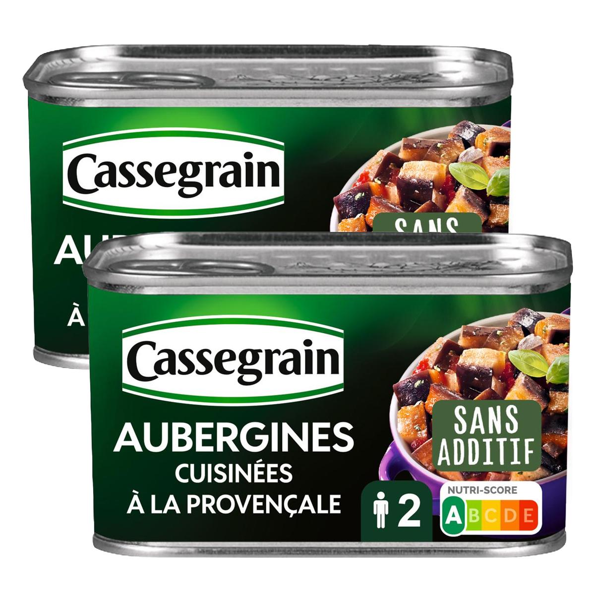 2050000400254 - Cassegrain - Aubergines cuisinées à la provençale