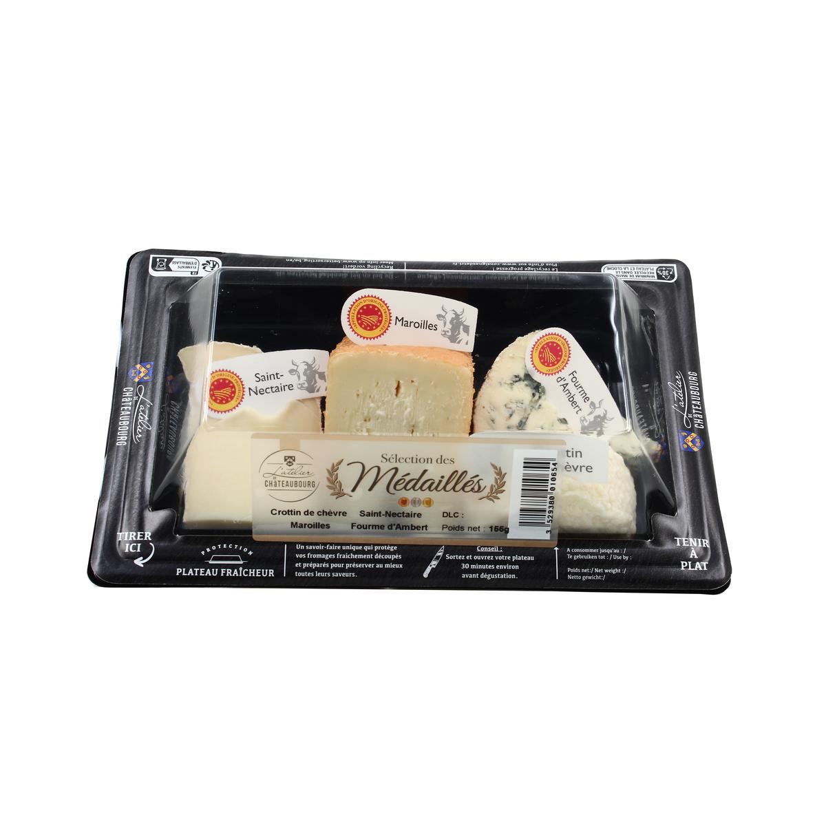 3529380010654 - Atelier De Chateaubourg - Petit Plateau de Fromages Médaillés